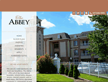 Tablet Screenshot of abbeyapartmenthomes.com